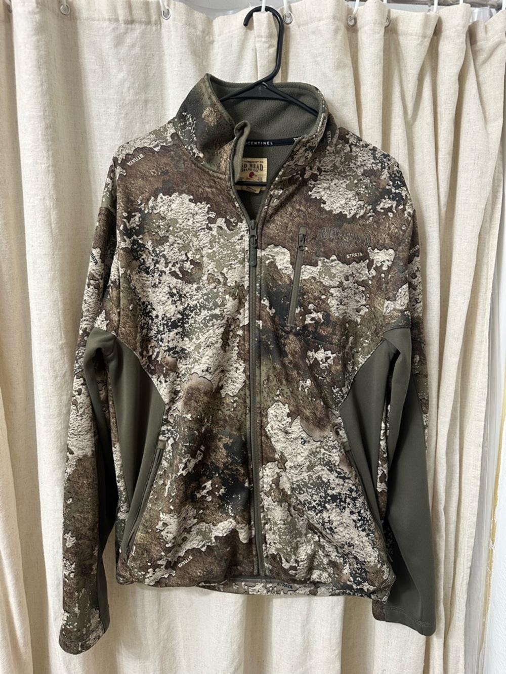 RedHead Men's Camo Utility Jacket in Olive and Brown